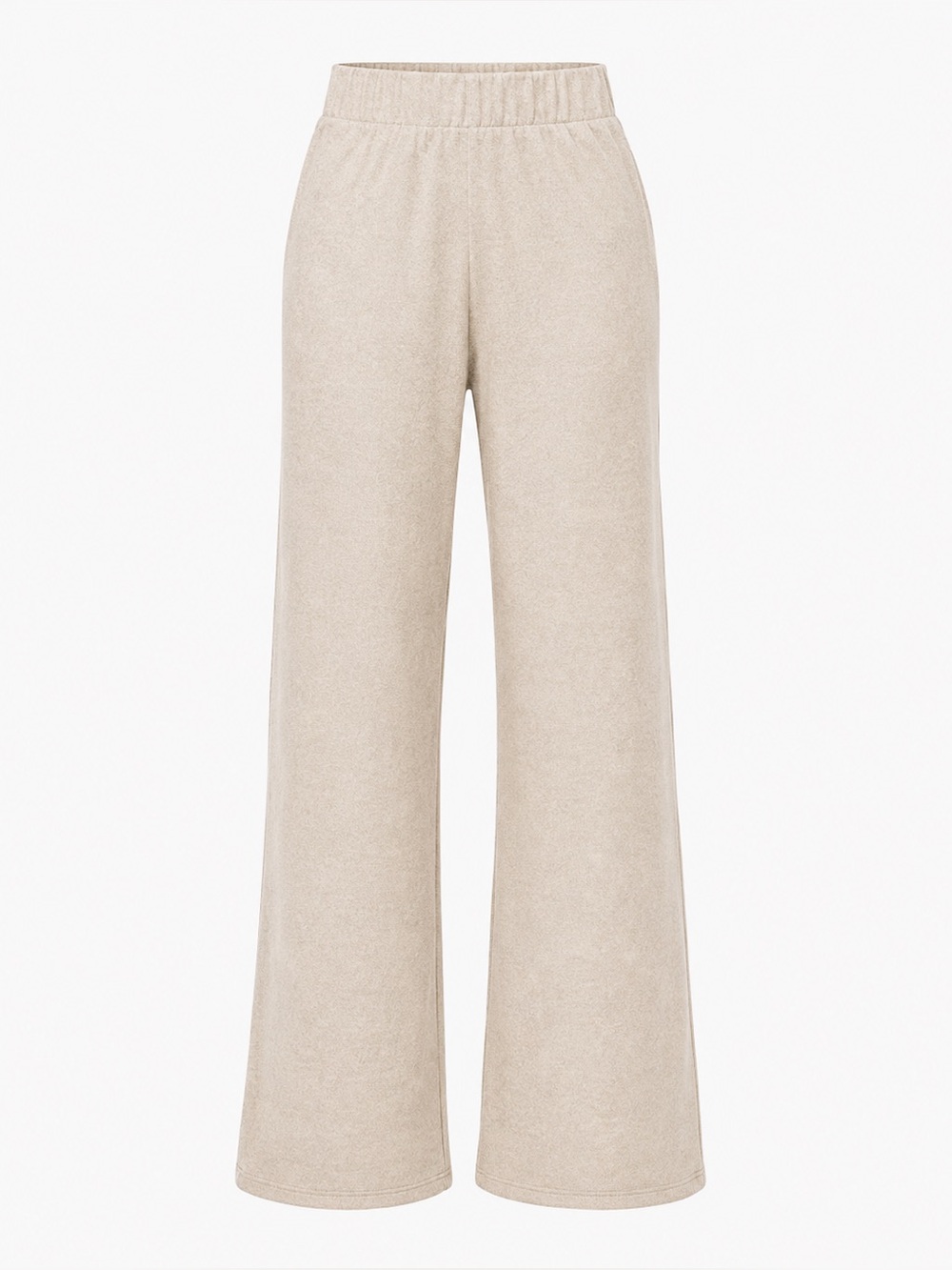 New Koton nude beige Spanish-style flared lounge trousers Pants Size Small Tall